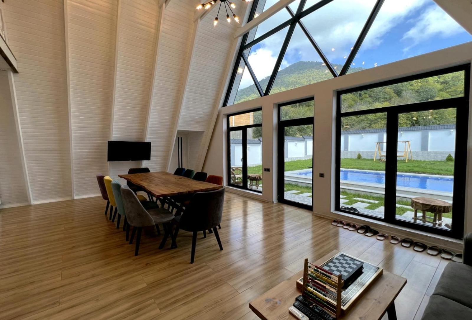 Qafqaz Mountside Chalet 盖贝莱 外观 照片