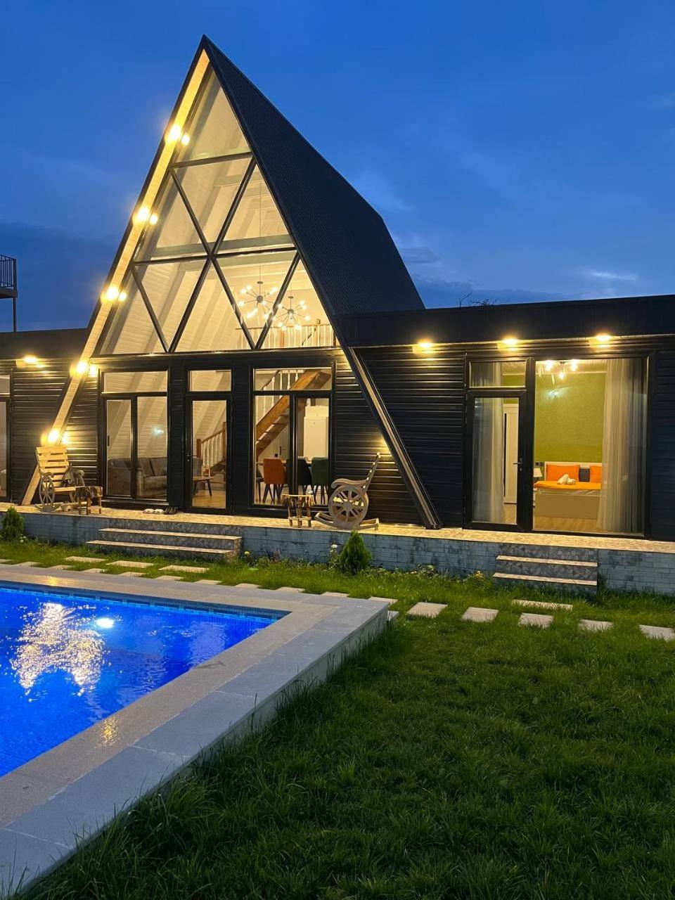 Qafqaz Mountside Chalet 盖贝莱 外观 照片