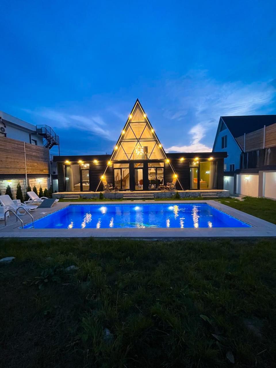 Qafqaz Mountside Chalet 盖贝莱 外观 照片