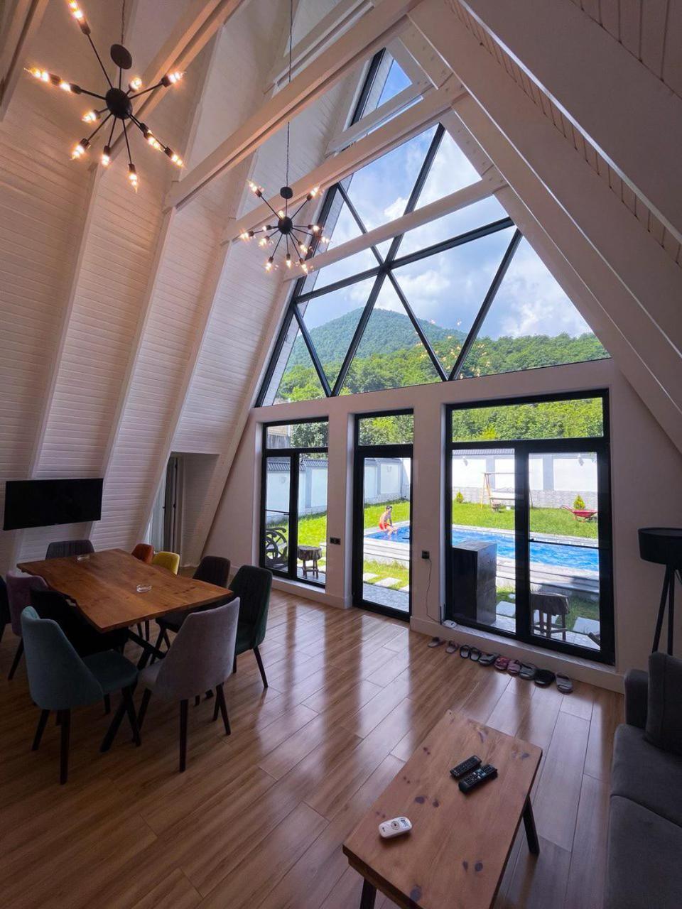 Qafqaz Mountside Chalet 盖贝莱 外观 照片